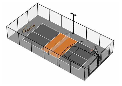 multi-game court rendering